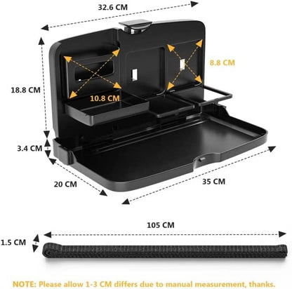 Large Size Multifunctional Car Back Seat Tray- Fit for all cars