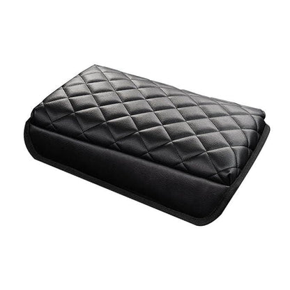 Leather Waterproof Armrest Seat Box Cover | BLACK COLOUR