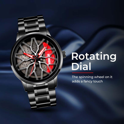 Stereoscopic Car Wheel Watch