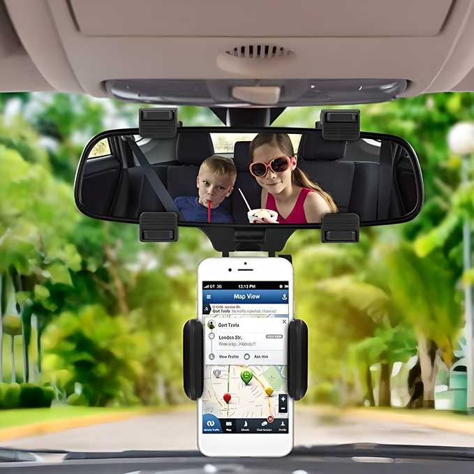 Beasybeas™ DriveEase Mirror Phone Cradle