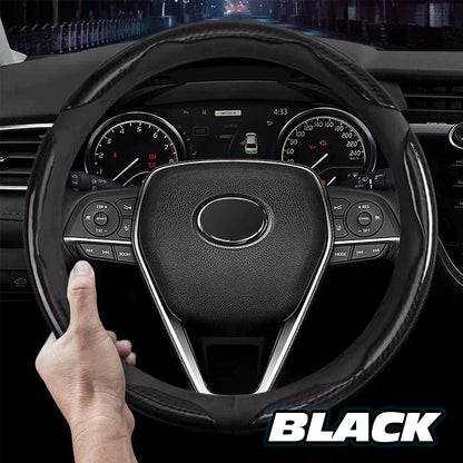 New Carbon Fiber Anti Slip Car Steering Cover