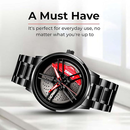 Stereoscopic Car Wheel Watch