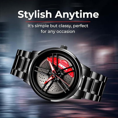 Stereoscopic Car Wheel Watch