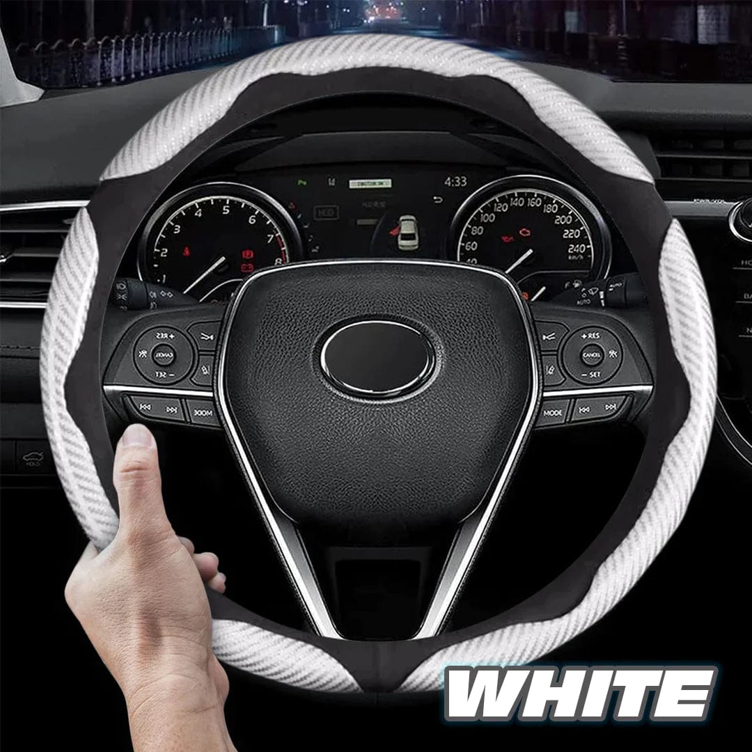 New Carbon Fiber Anti Slip Car Steering Cover